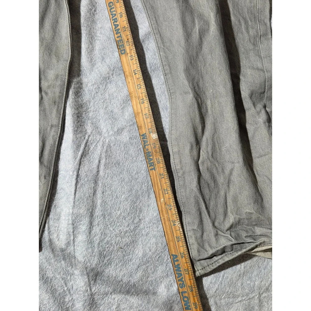 Levis 501 Original Fit‎ Grey Denim Jeans Mens 38x30 Straight Leg Button Fly
